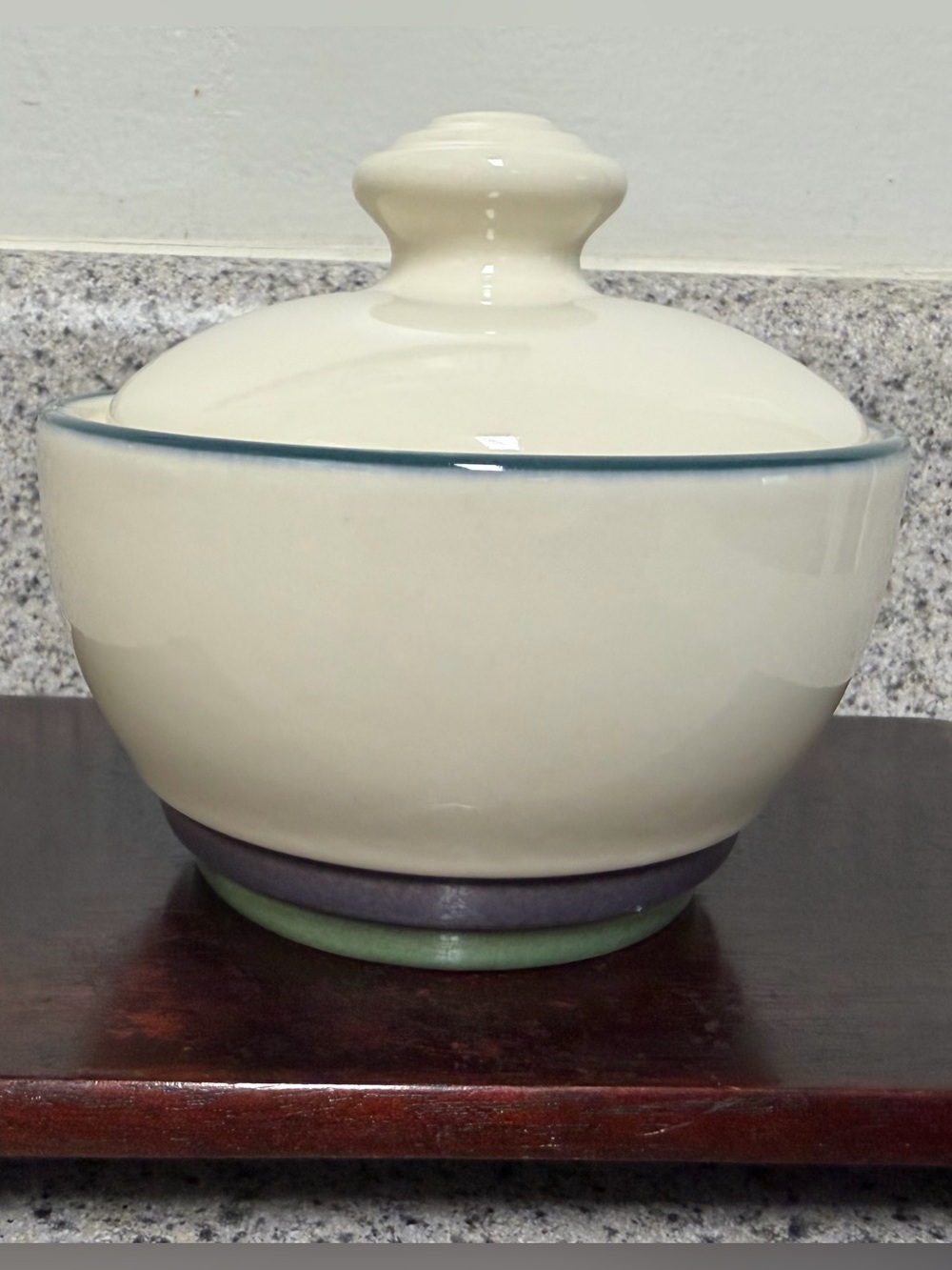 Pfaltzgraff Sugar Bowl Mountain Shadow Pattern